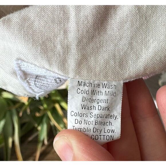 Guthrie Lane Baby Size Large Hat Striped Red Off White 100% Cotton Prairie - Picture 5 of 8